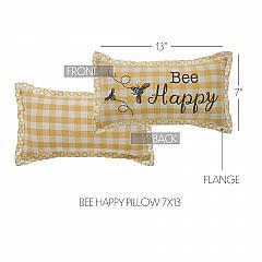 84447-Buzzy-Bees-Bee-Happy-Pillow-7x13-image-4