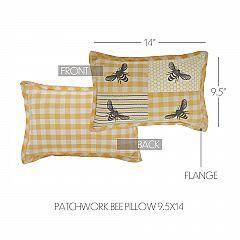 84452-Buzzy-Bees-Patchwork-Bee-Pillow-9.5x14-image-4