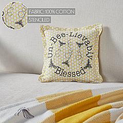 84451-Buzzy-Bees-Un-Bee-Lievably-Blessed-Pillow-9x9-image-5