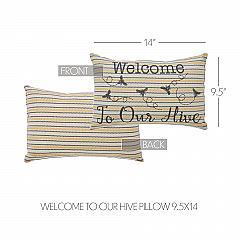 84453-Buzzy-Bees-Welcome-to-Our-Hive-Pillow-9.5x14-image-4