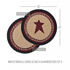 84518-Connell-Trivet-Stencil-Stars-12-inch-Diameter-Set-of-3-image-4