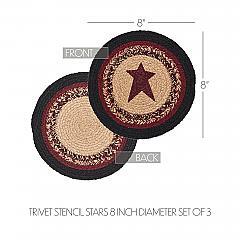 84520-Connell-Trivet-Stencil-Stars-8-inch-Diameter-Set-of-3-image-4