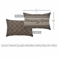 84607-Custom-House-Black-Tan-Jacquard-Amazing-Grace-Pillow-14x22-image-4