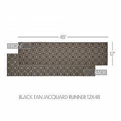 84615-Custom-House-Black-Tan-Jacquard-Runner-12x48-image-4