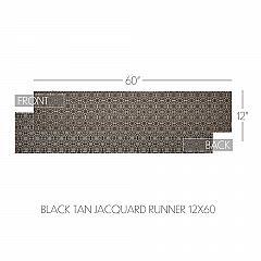84614-Custom-House-Black-Tan-Jacquard-Runner-12x60-image-4