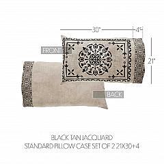 84603-Custom-House-Black-Tan-Jacquard-Standard-Pillow-Case-Set-of-2-21x30-4-image-4