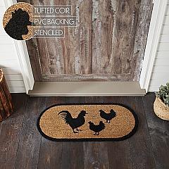 84267-Down-Home-Rooster-Hens-Coir-Rug-Oval-17x36-image-5