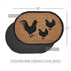 84269-Down-Home-Rooster-Hens-Coir-Rug-Oval-20x30-image-4
