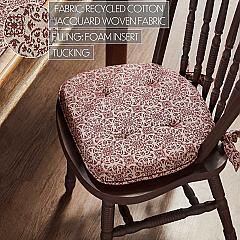 84650-Custom-House-Burgundy-Tan-Jacquard-Chair-Pad-16.5x18-image-5
