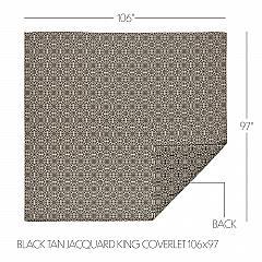 84600-Custom-House-Black-Tan-Jacquard-King-Coverlet-106Wx97L-image-4