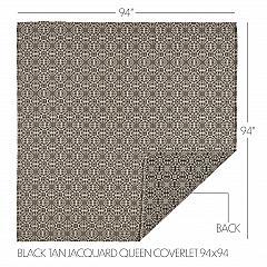 84601-Custom-House-Black-Tan-Jacquard-Queen-Coverlet-94Wx94L-image-4