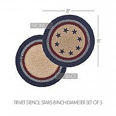 84542-My-Country-Trivet-Stencil-Stars-8-inch-Diameter-Set-of-3-image-4