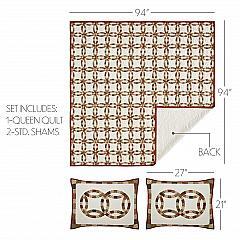 84377-Custom-House-Wedding-Rings-Queen-Quilt-Set-1-Quilt-94Wx94L-w-2-Shams-21x27-image-6