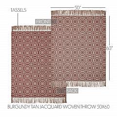 84635-Custom-House-Burgundy-Tan-Jacquard-Woven-Throw-50x60-image-5