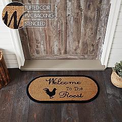 84270-Down-Home-Welcome-to-the-Roost-Coir-Rug-Oval-17x36-image-5