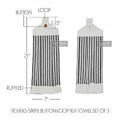 84805-Sawyer-Mill-Black-Ticking-Stripe-Button-Loop-Tea-Towel-Set-of-3-image-4