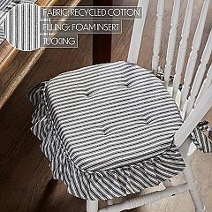 84803-Sawyer-Mill-Black-Ticking-Stripe-Ruffled-Chair-Pad-16.5x18-image-5