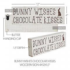 84966-Bunny-Wishes-Chocolate-Kisses-Wooden-Sign-4x12-image-5