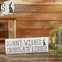 84966-Bunny-Wishes-Chocolate-Kisses-Wooden-Sign-4x12-image-6