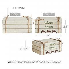 84976-Welcome-Spring-Faux-Book-Stack-2.5x6x4-image-5