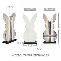 84979-Wooden-Painted-Rabbit-12x6x2.25-image-5