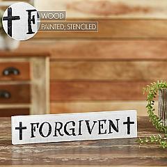 84986-Forgiven-with-Crosses-Wooden-Sign-3x14-image-6