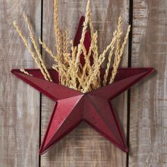 85052-Faceted-Metal-Star-Burgundy-Wall-Hanging-w-Pocket-12x12-image-1