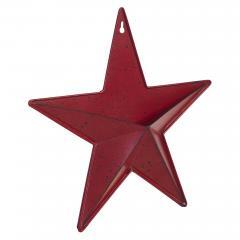 85052-Faceted-Metal-Star-Burgundy-Wall-Hanging-w-Pocket-12x12-image-4