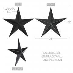85030-Faceted-Metal-Star-Black-Wall-Hanging-24x24-image-5