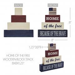 85058-Home-Of-The-Free-Wooden-Block-Stack-8x8x1.25-image-5