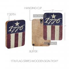85062-1776-Flag-Stripes-Wooden-Sign-7x5-image-5