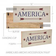 85063-America-Red-Arrows-Wooden-Sign-16x7-image-5