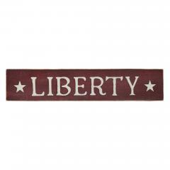 85066-Burgundy-Liberty-Wooden-Sign-3x14-image-2