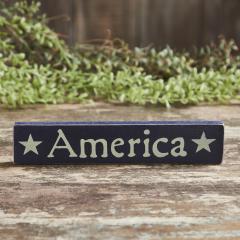 85068-America-Blue-Wooden-Sign-1.75x9-image-1