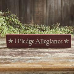 85071-I-Pledge-Allegiance-Red-Wooden-Sign-2.75x13-image-1