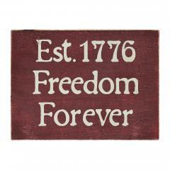 85072-Freedom-Forever-Wooden-Sign-6x8x1.5-image-2