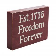 85072-Freedom-Forever-Wooden-Sign-6x8x1.5-image-4