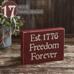 85072-Freedom-Forever-Wooden-Sign-6x8x1.5-image-6