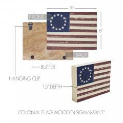 85074-Colonial-Flag-Wooden-Sign-6x8x1.5-image-5