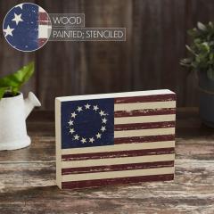 85074-Colonial-Flag-Wooden-Sign-6x8x1.5-image-6