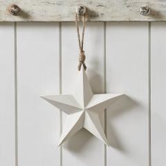 85077-Wooden-Star-Ornament-White-8x8x1.5-image-1