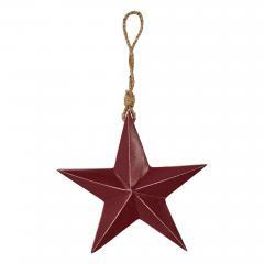 85078-Wooden-Star-Ornament-Red-8x8x1.5-image-2