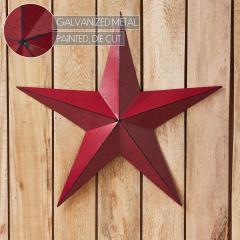 85032-Faceted-Metal-Star-Burgundy-Wall-Hanging-24x24-image-6