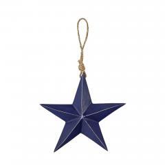 85079-Wooden-Star-Ornament-Blue-8x8x1.5-image-2