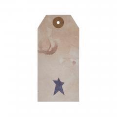 85081-Primitive-Star-Tea-Stained-Paper-Tag-Navy-4.75x2.25-w-Twine-Set-of-50-image-2