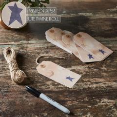 85081-Primitive-Star-Tea-Stained-Paper-Tag-Navy-4.75x2.25-w-Twine-Set-of-50-image-5