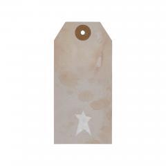 85083-Primitive-Star-Tea-Stained-Paper-Tag-Creme-4.75x2.25-w-Twine-Set-of-50-image-2