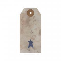 85084-Primitive-Star-Tea-Stained-Paper-Tag-Navy-3.75x1.75-w-Twine-Set-of-50-image-2