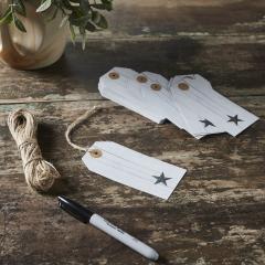 85090-Faceted-Barn-Star-Barnwood-Paper-Tag-Charcoal-4.75x2.25-w-Twine-Set-of-50-image-1
