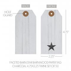 85090-Faceted-Barn-Star-Barnwood-Paper-Tag-Charcoal-4.75x2.25-w-Twine-Set-of-50-image-4